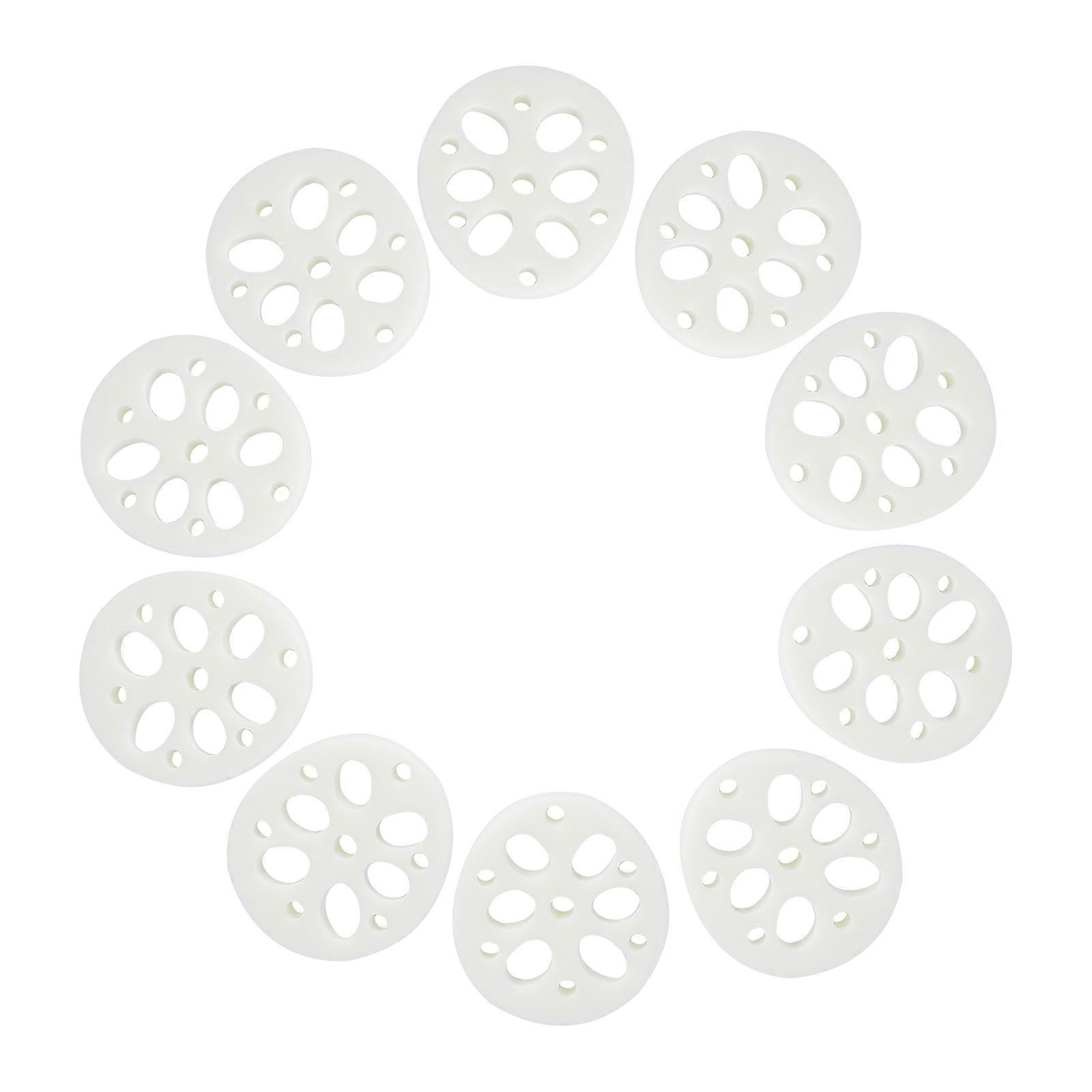 Lotus Root Shaped Earrings, Durable Resin for Daily Wear, Stylish Accessory