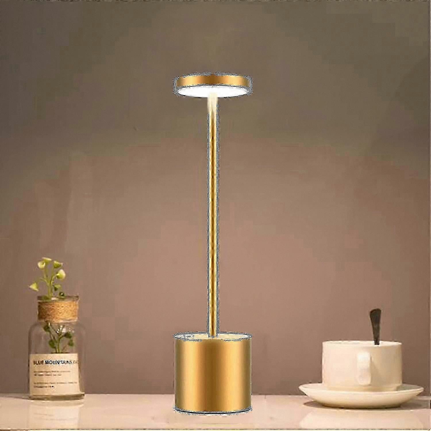 Portable Rechargeable Lamp with Adjustable Brightness Settings for Home and Office Use