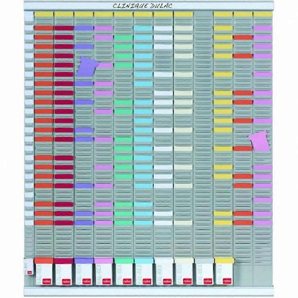 Yearly planner Nobo Aluminium White