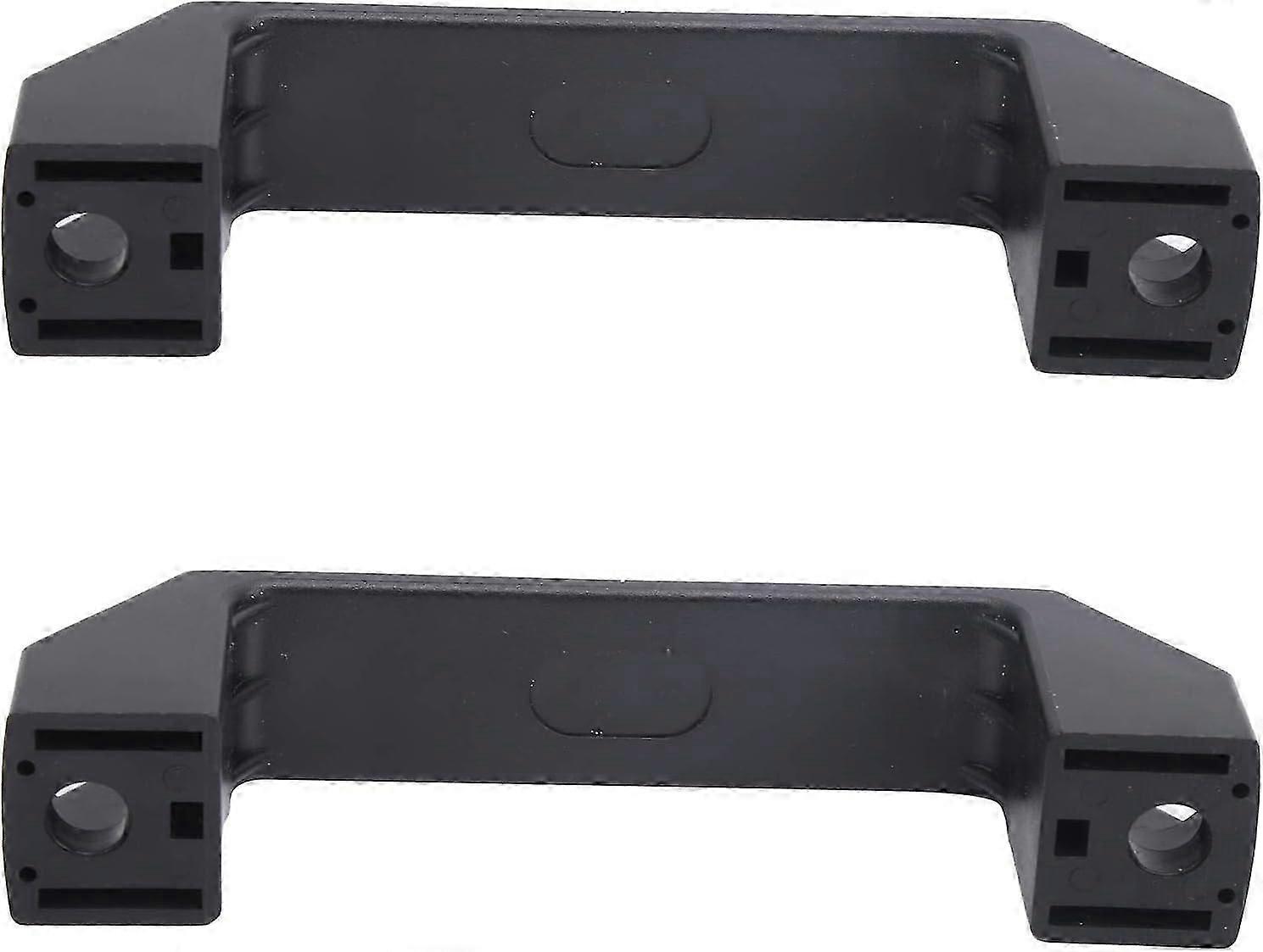 2 Piece Black Straight Bar Pull, 8.5mm Plastic Nylon Pull Handle Industrial Machine Tool Equipment Handle for Welding Machine Drying Oven
