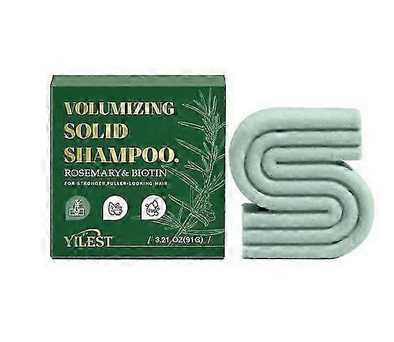 Rosemary & Biotyna Conditioner Bar For Breaking Hair - Odżywka w kostce zwiększająca objętość do wzmacniania cebulek włosów, zagęszczania włosów, odżywiania i nawilżania