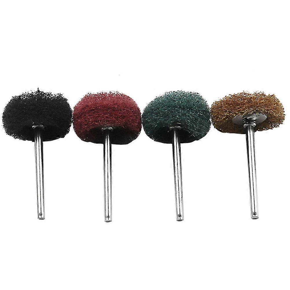 Nylon Buffing Wheel Set for Polishing 40 Pieces with 1 Inch Diameter and 3mm Shanks