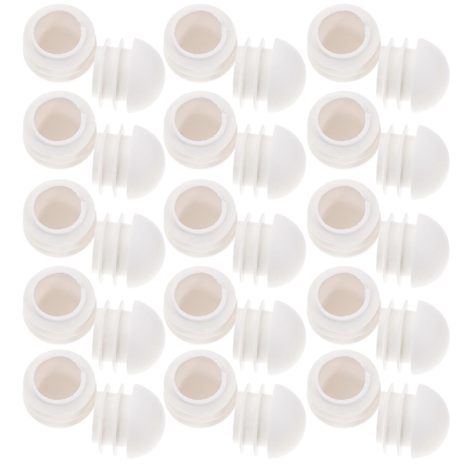 80pcs Round Plastic Chair Leg Caps for Furniture Floor Protection – Durable, Easy Install End Caps for Chairs and Tables