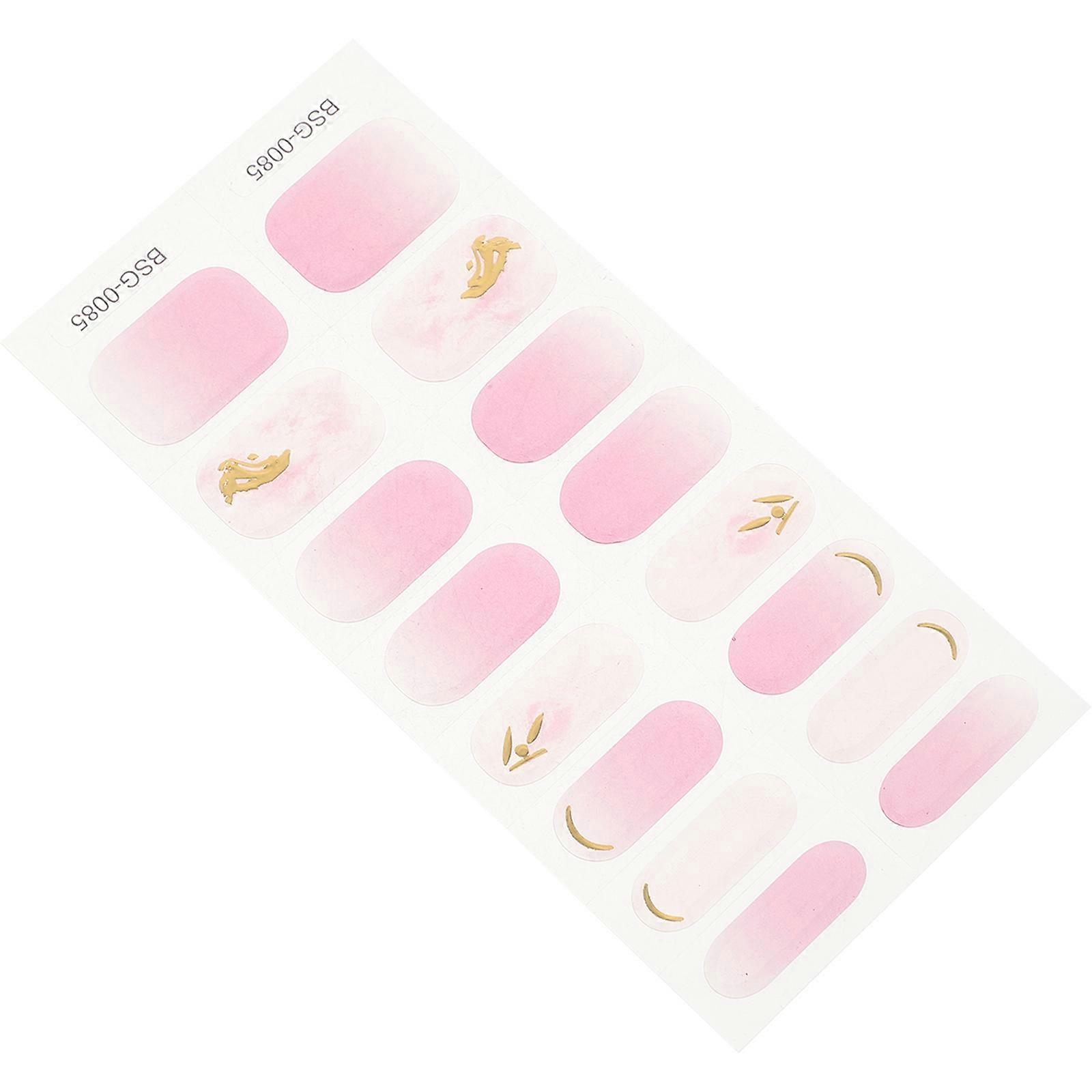 Adesivos de Unhas Semi Curados Suprimentos de Manicure Para Uso Profissional Com Cores Sortidas 1 Conjunto