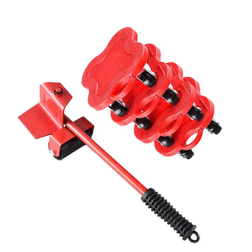 مجموعة أدوات نقل رفع الأثاث لأصحاب المنازل مع مادة الألومنيوم الأحمر ABS مصممة للتحرك بسهولة 1 مجموعة