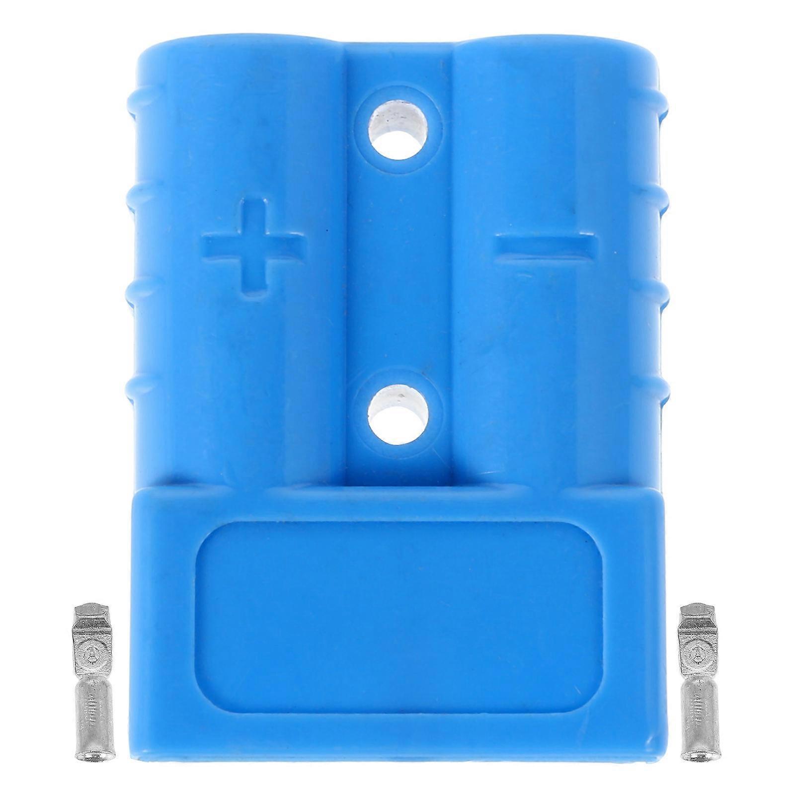 Electric Cable Connector For Industrial Equipment In Production Lines Blue With Charging Protection Design 1Pcs