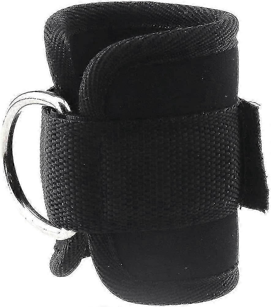Double D-ring Ankle Cuff Straps Adjustable Leg Weight Wrist Belt For Cable Tw