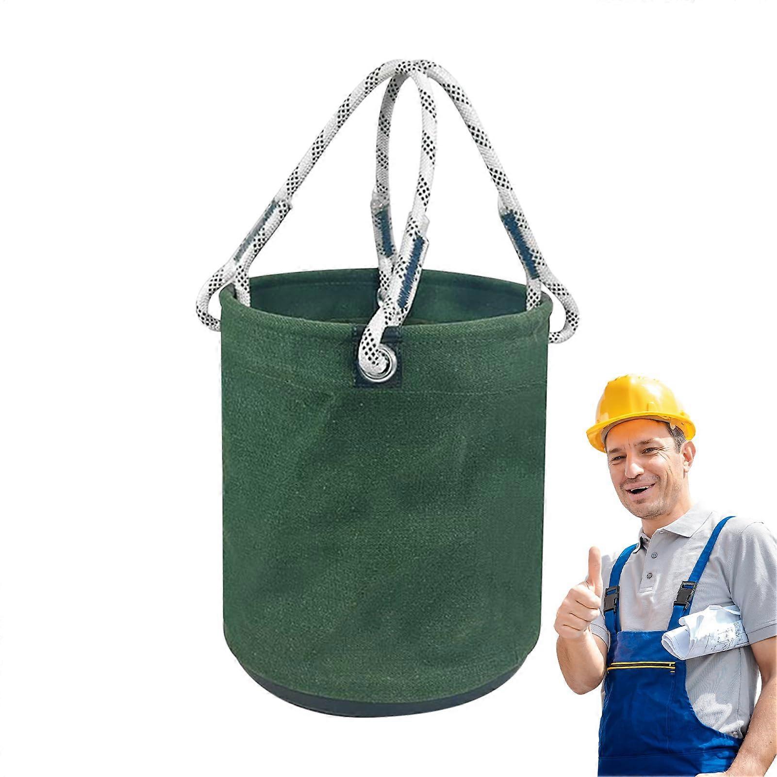 Electric Tool Organizer Bucket, Cotton Bucket Versatile Storage Bag Storage Pouch for Power Tools with Sturdy Construction Green