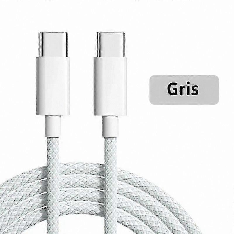 60W Fast Charging USB-C to USB-C Cable for  15 and Android Devices, 3A High-Speed Data Transfer Cord for Smartphones