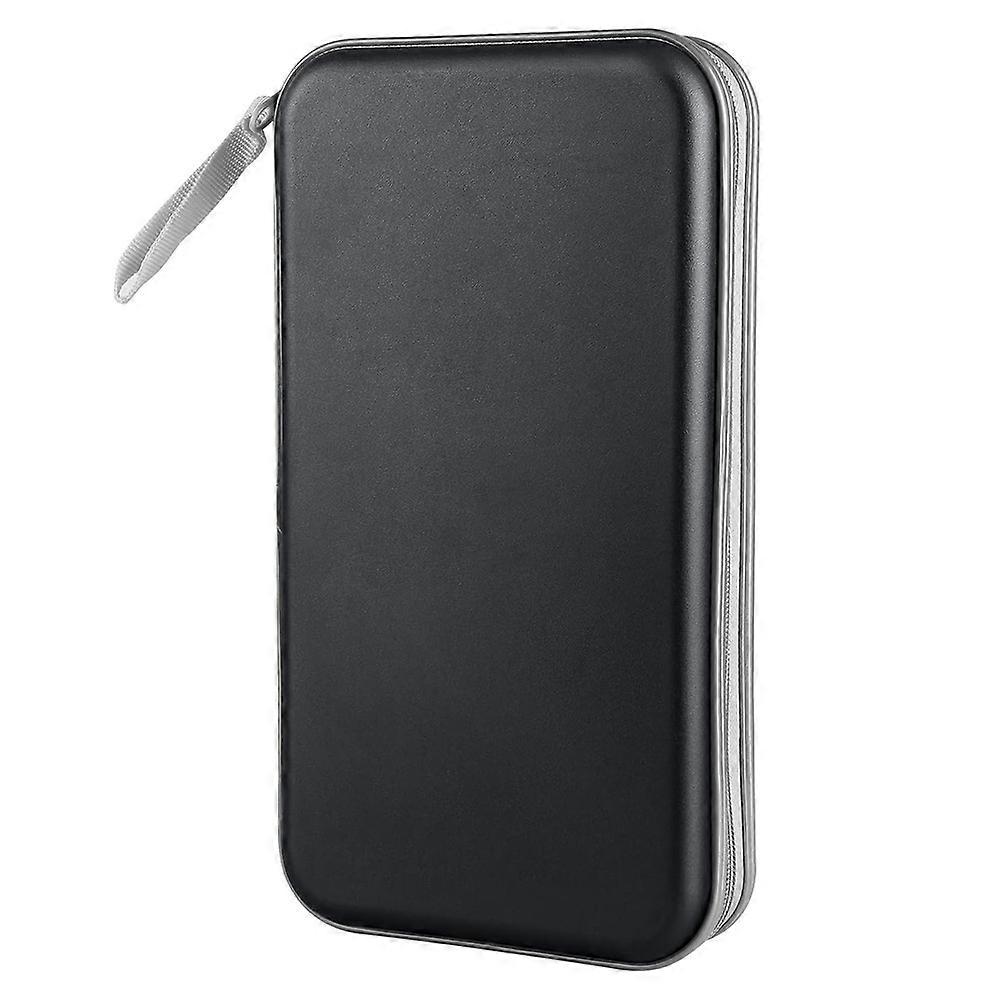 80 Capacity CD Case Holder Plastic CD Storage Binder Wallet for Car