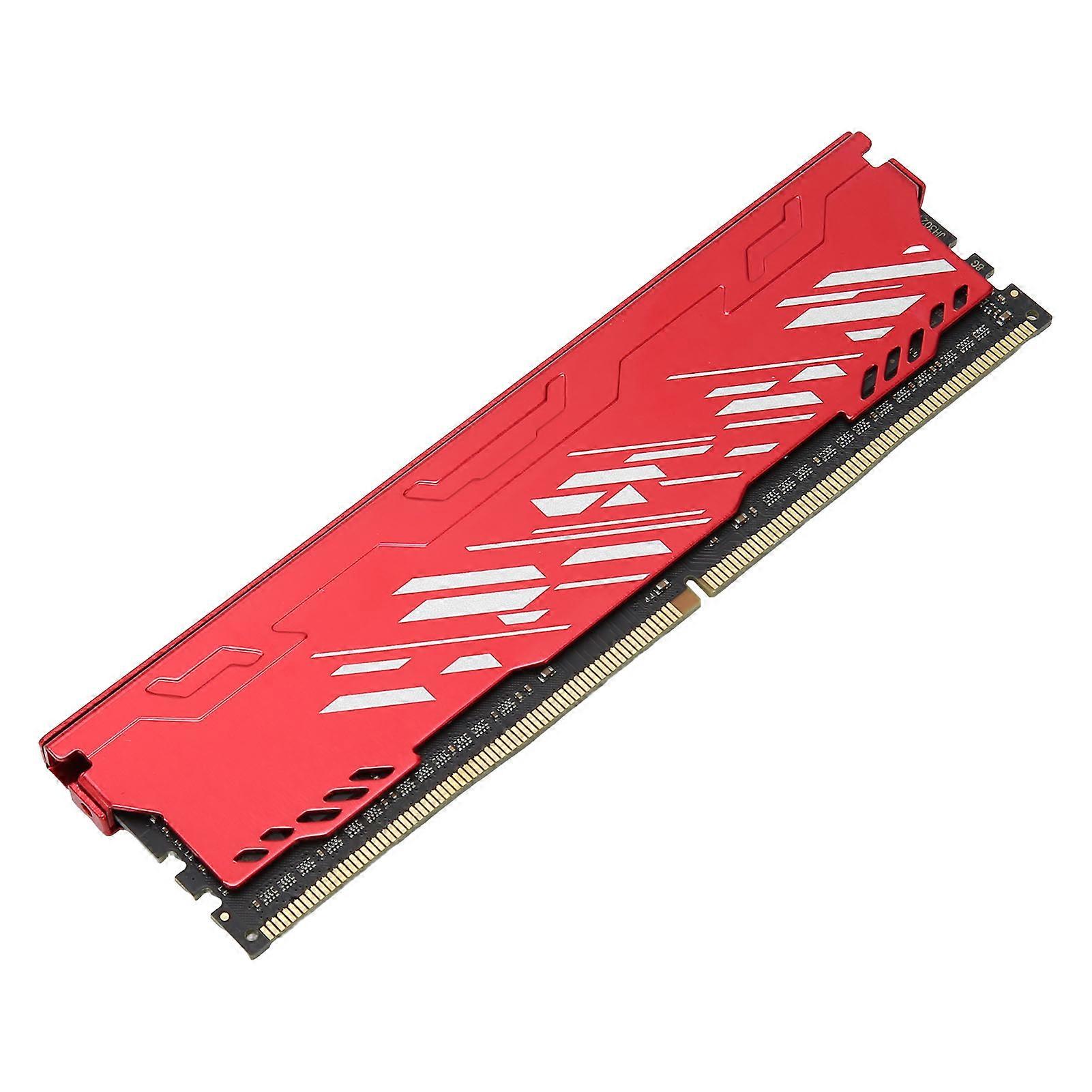 32GB DDR4 3600MHz Desktop Memory Module Red Aluminum Case