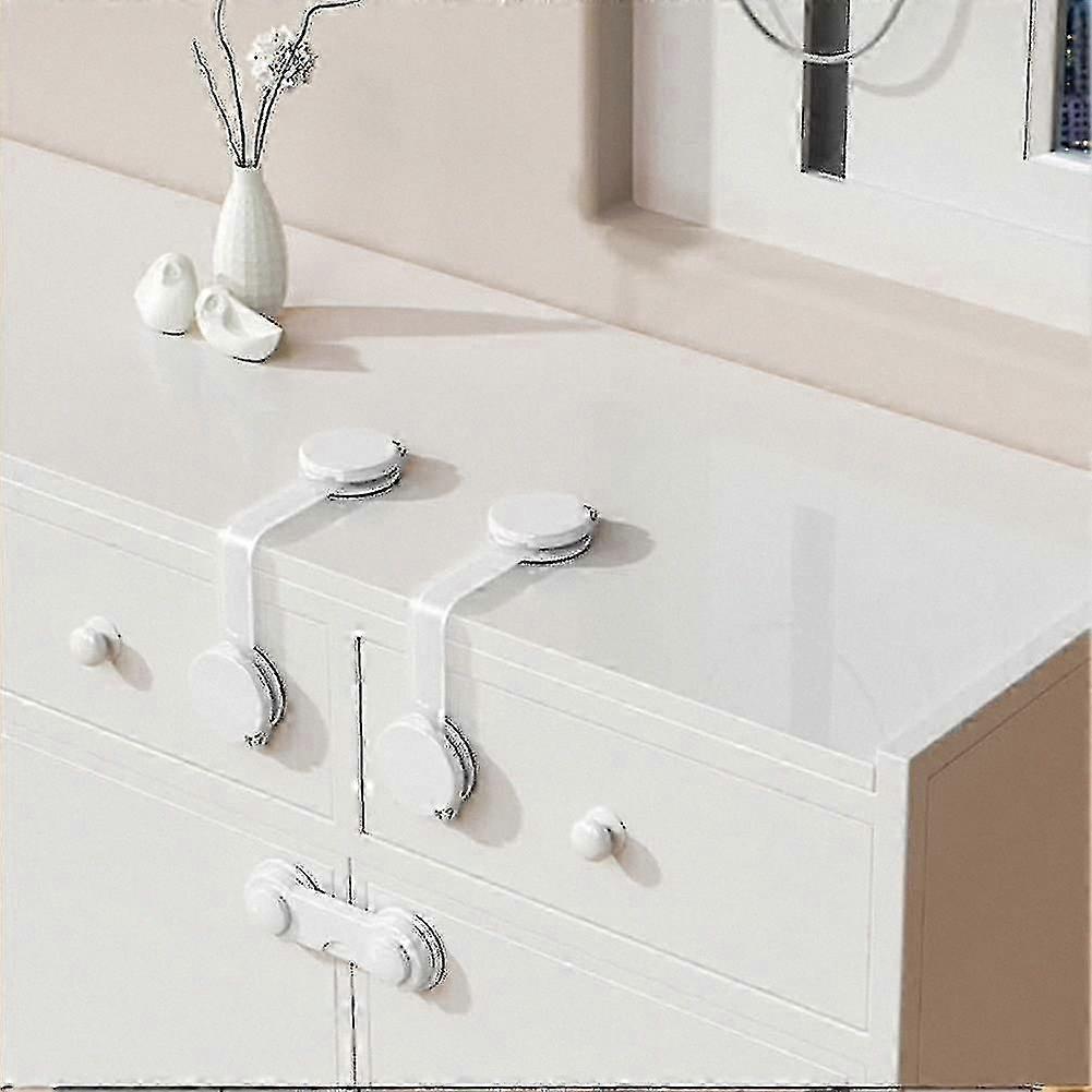 12-Pack Drawer and Cabinet Locks for Child Safety, Easy to Install and Use