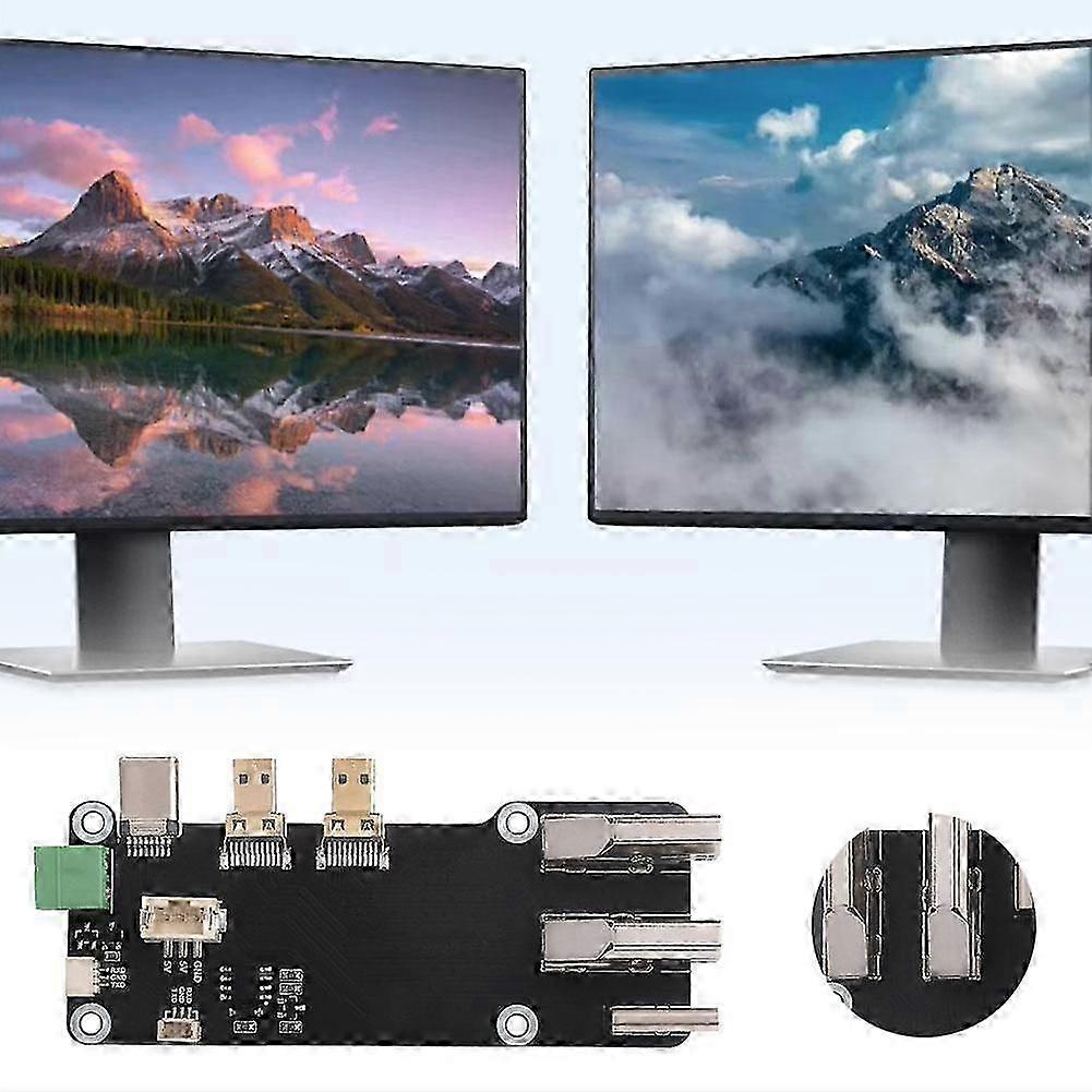Micro HDMI till HDMI Converter Skärmkontaktadapter för Raspberry Pi 5/4B