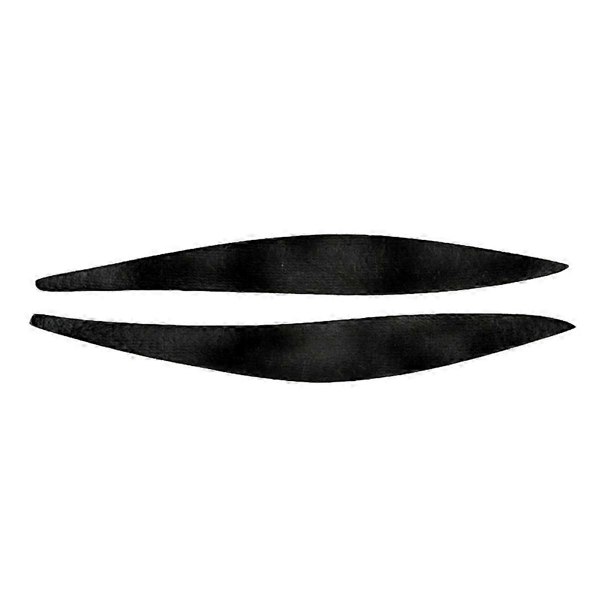 Car Front Headlight Eyebrow Head Light Eyelid Eyebrow Resin Trim Sticker for - CLA-Class W117 2013-2