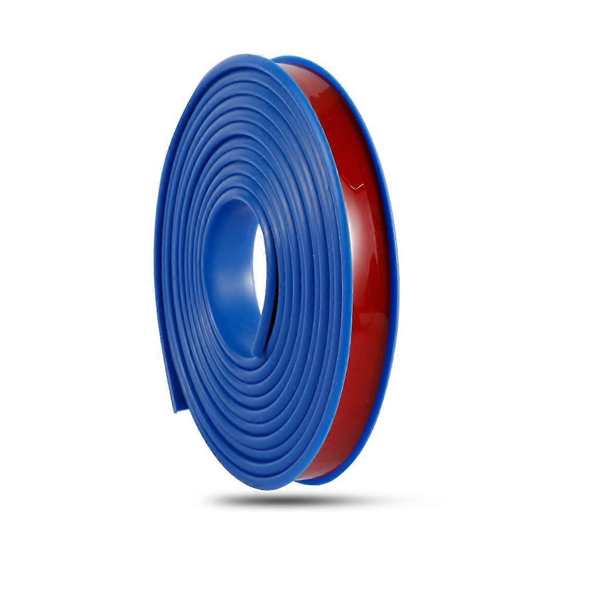 TPE Edge Tape Veneer Edge Trim U-Shape Edge Protector 5m X 22mm Blue For Worktops Tables Furniture Restoration