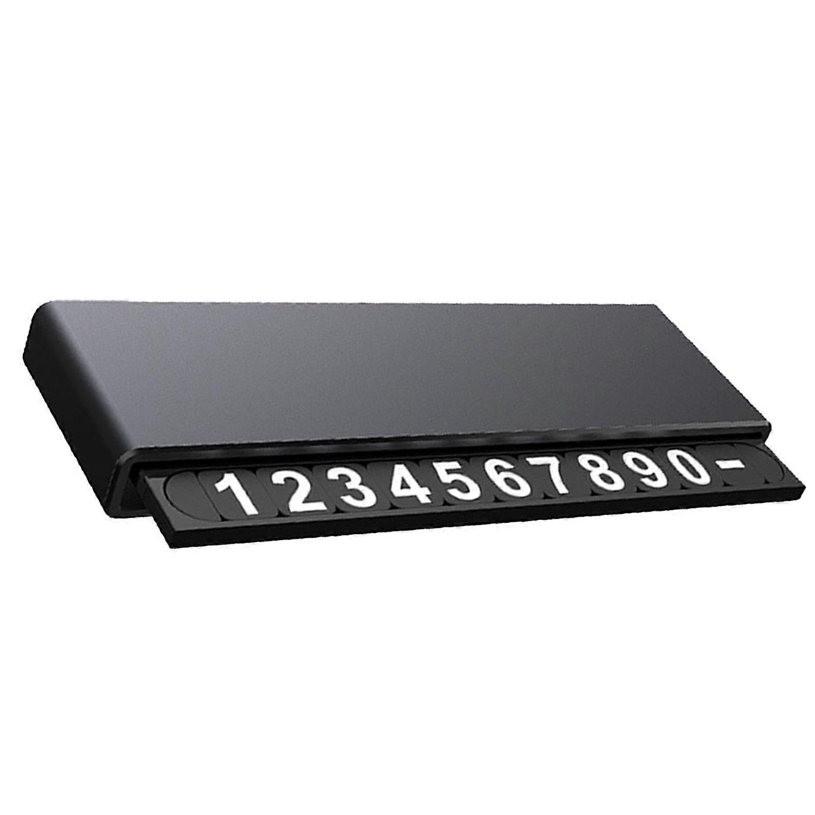 Parking space license plate, parking phone number card, durable parking gadget, gray