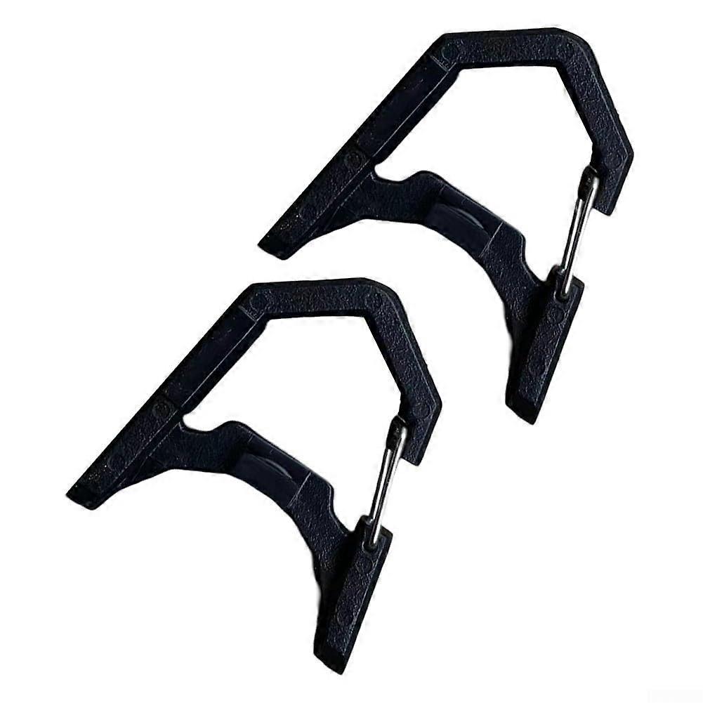 Camping Light Hangars 2 Pack Plastic Hooks for Outdoor Use Model A-Black