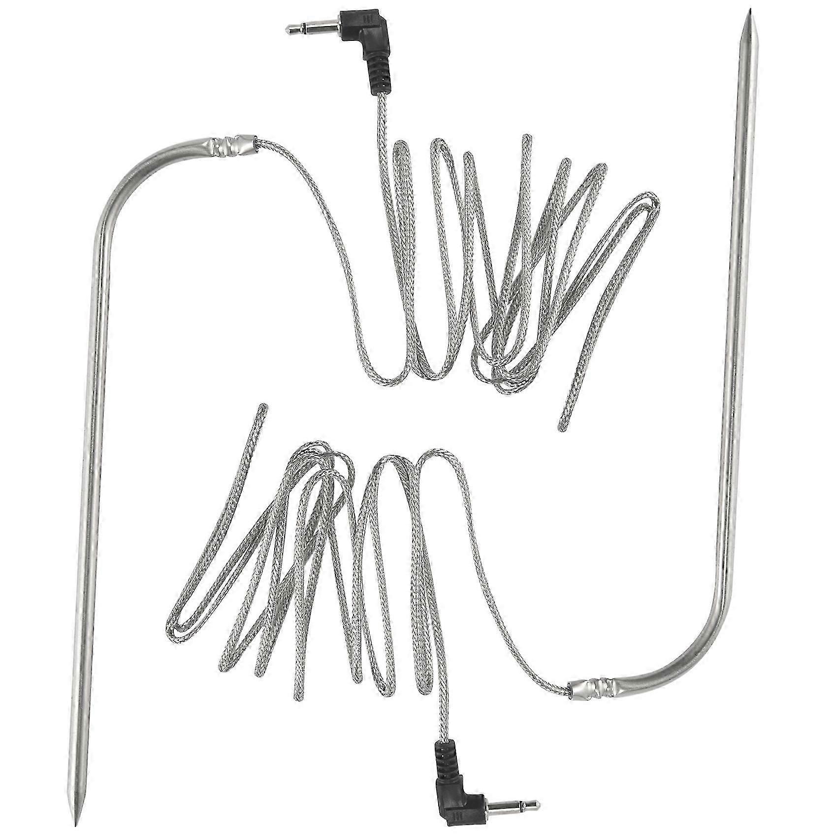 Replacement High-Temperature Meat Probe for Grills and Smokers Compatible with , 2Pc Waterproof BBQ