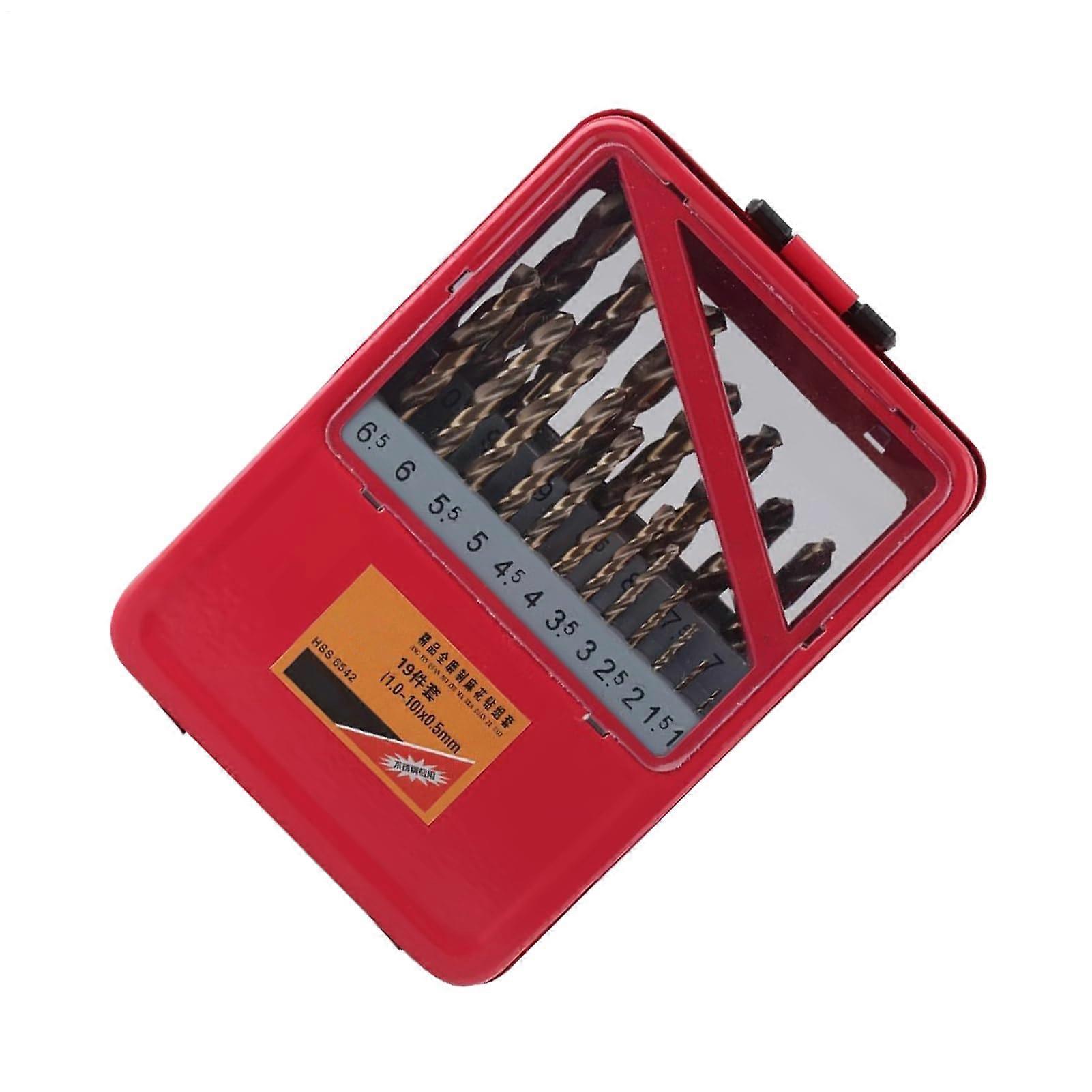 Hard Metal Drill Bits AntiSlip Driver Bits for Furniture Machinery Computer Red