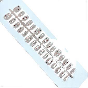 Wearable nail tips, cat-eye ice-clear and skin-whitening, detachable, short style, daily nail tips