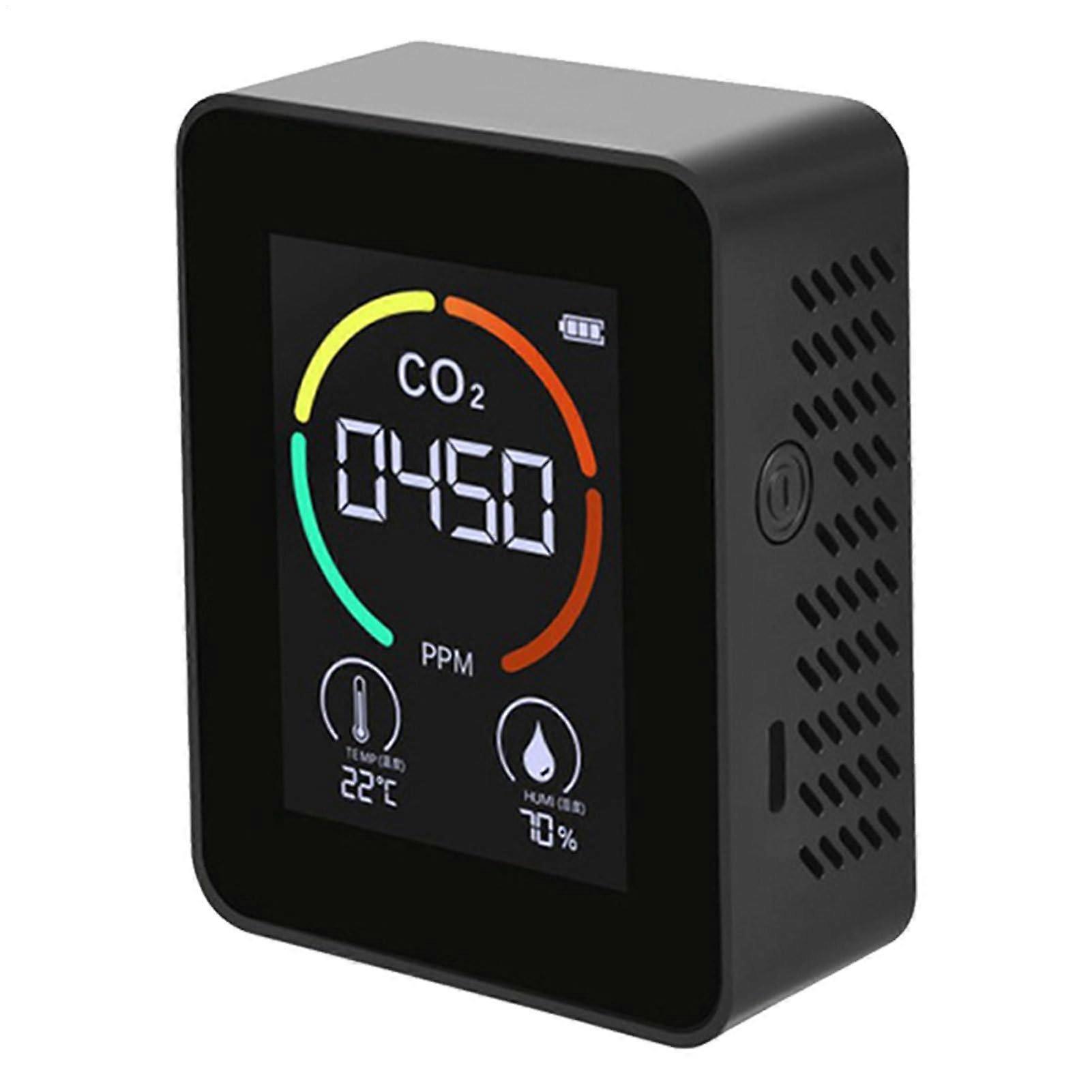 Infrared CO2 Detector, Portable 3 in 1 Air Quality Monitor with Digital Display