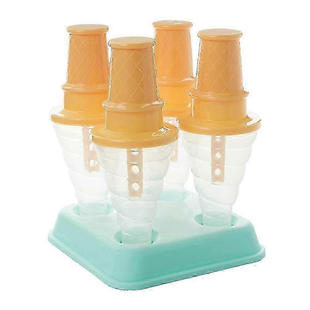 DIY Ice Lolly Maker Popsicle Molds for Home & Office Use - Green Color (12.5x16cm)