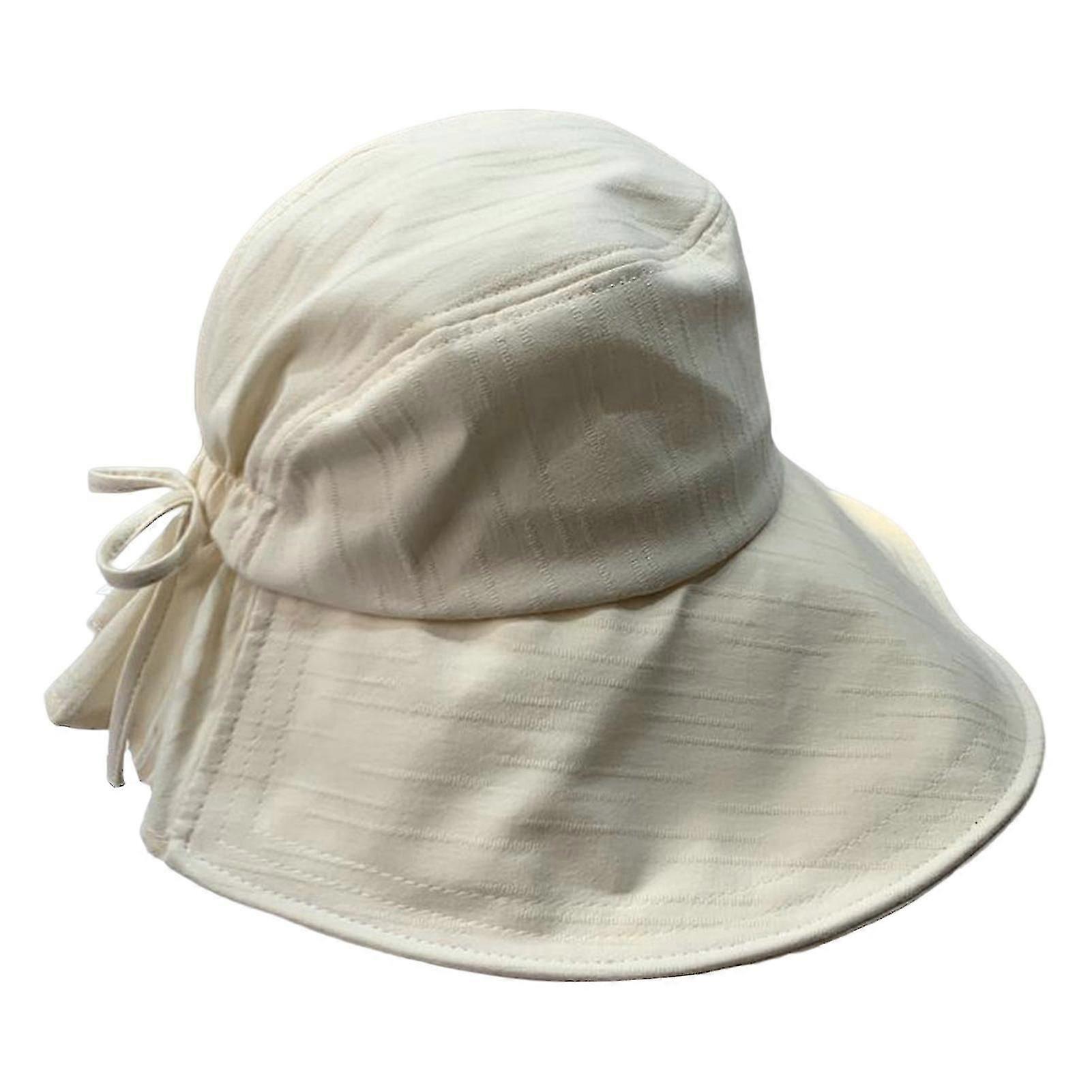 Women's Adjustable Anti-UV Sun Hat with Drawstring
