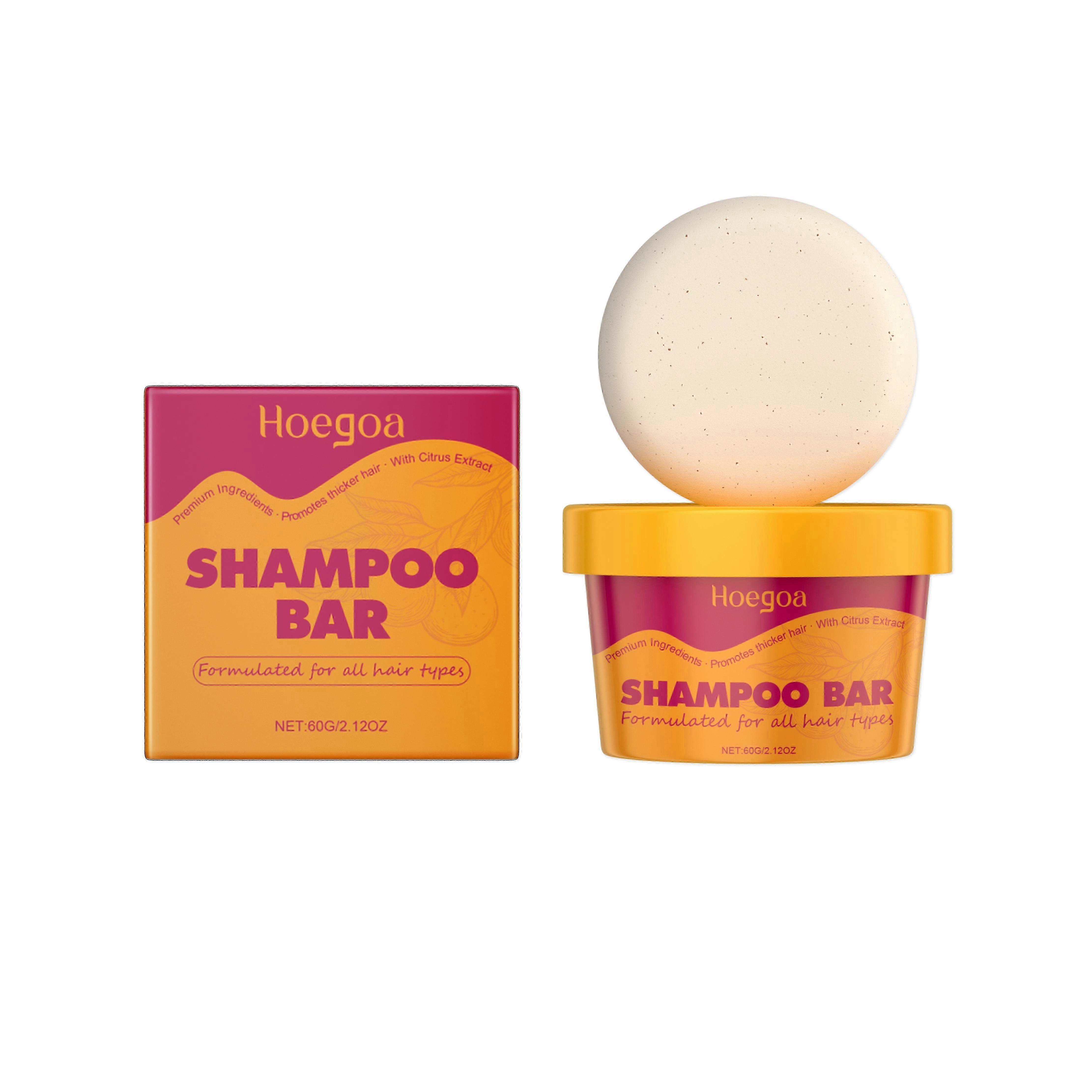 Hoegoa citrus mild shampoo gently cleanses and nourishes hair, caring for dry, tangled and smooth hair