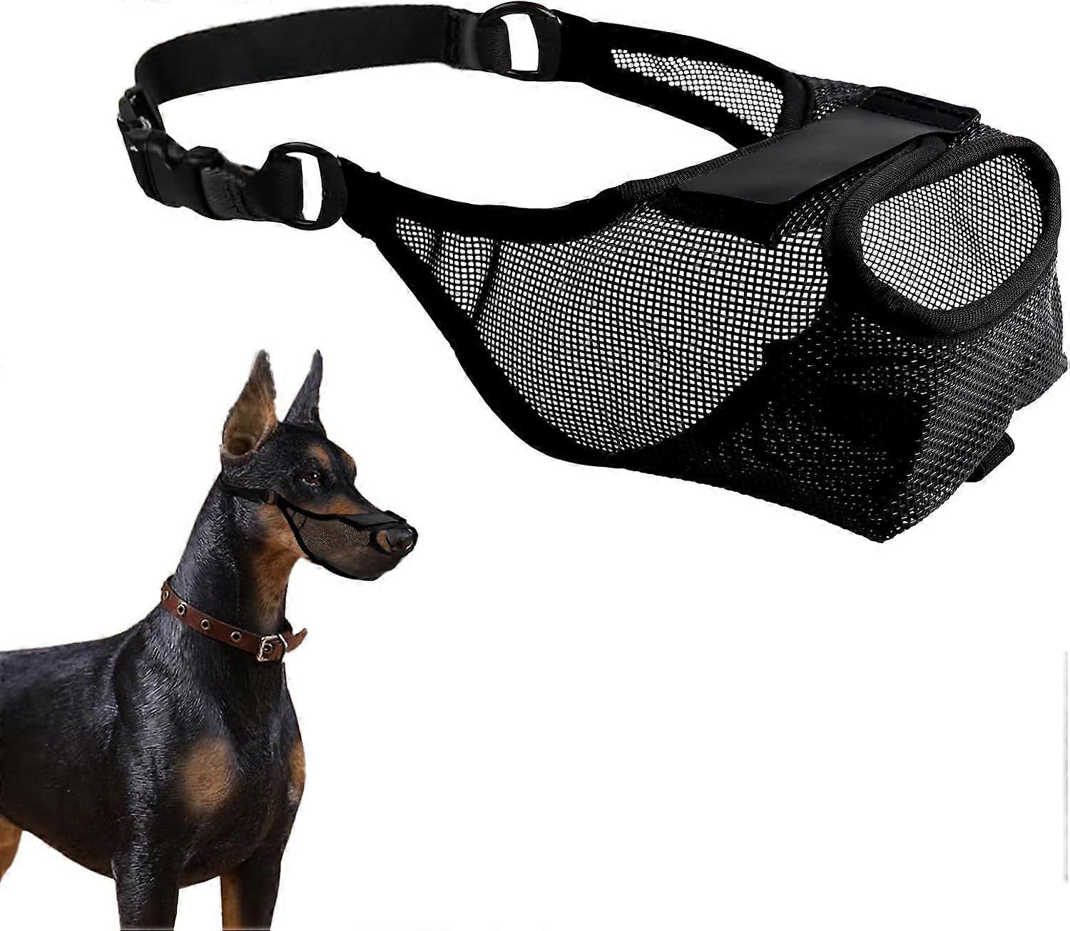 Dog Muzzle, Basket Muzzle for Dogs, Soft Mesh Muzzles for Large Medium Small