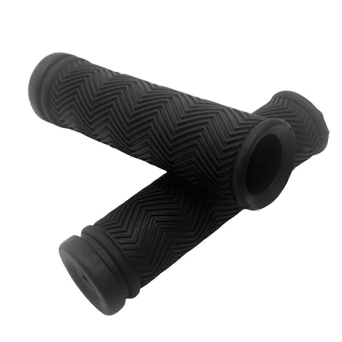 Bicycle Grips Non-Slip Handlebar Grips Double Lock-On Rings for MTB BMX Mountain Bike 2PCS, Ergonomic Foam