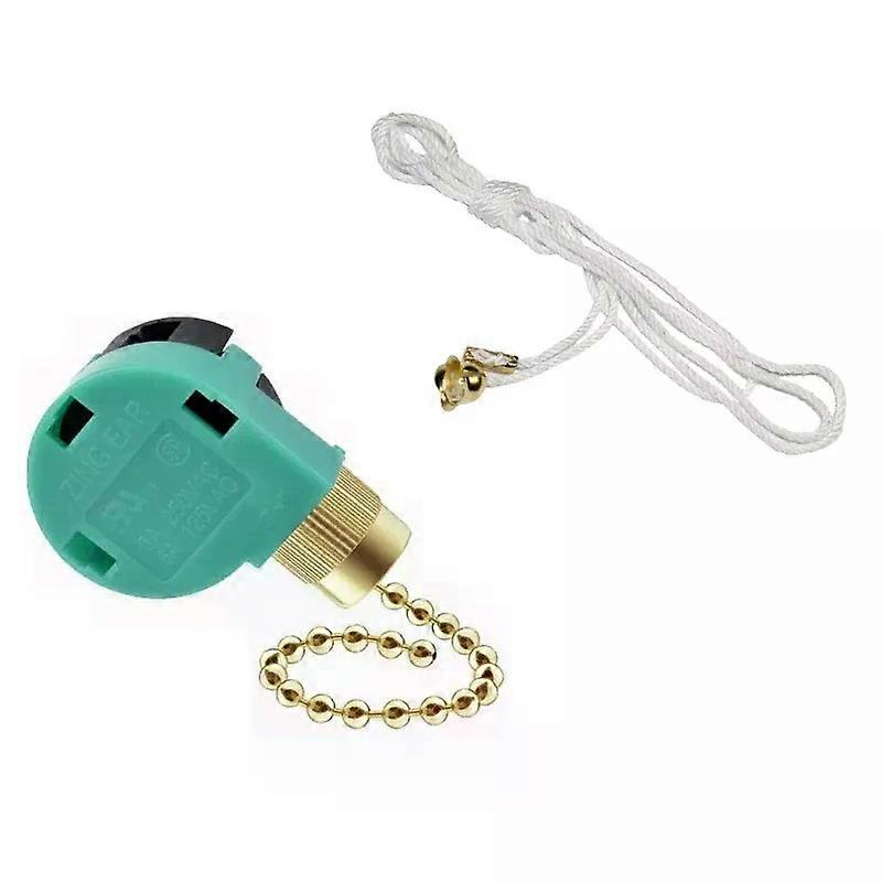 Ceiling Fan Switch 3 Speed 4 Wire ZE-268S6 Fan Pull Chain Speed Control Switch