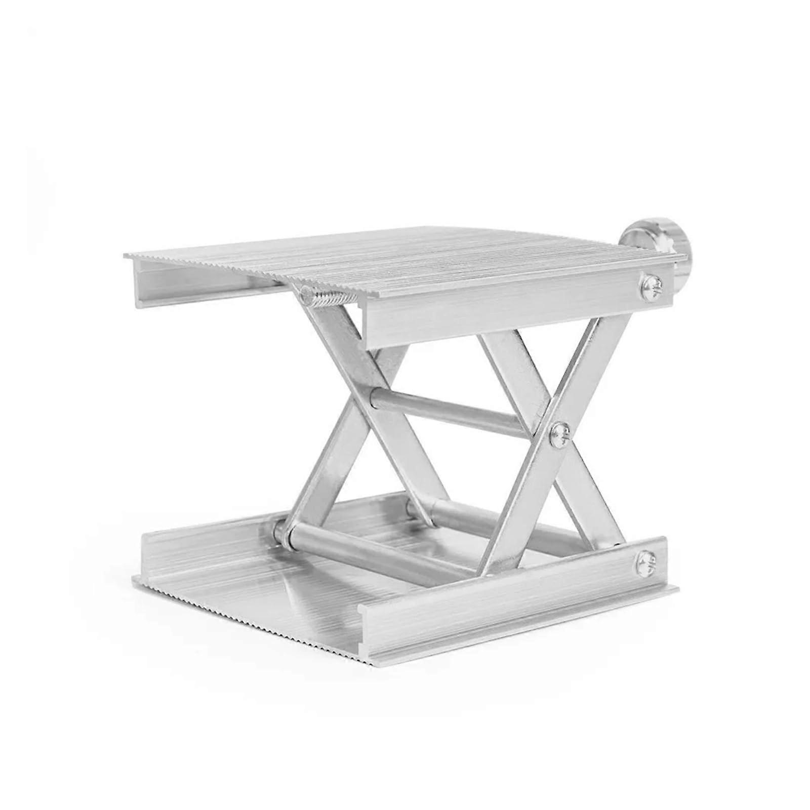 Scissors Lift Table For Lab And Woodworking, Platform Jack Stand, Router Workbench, Silver