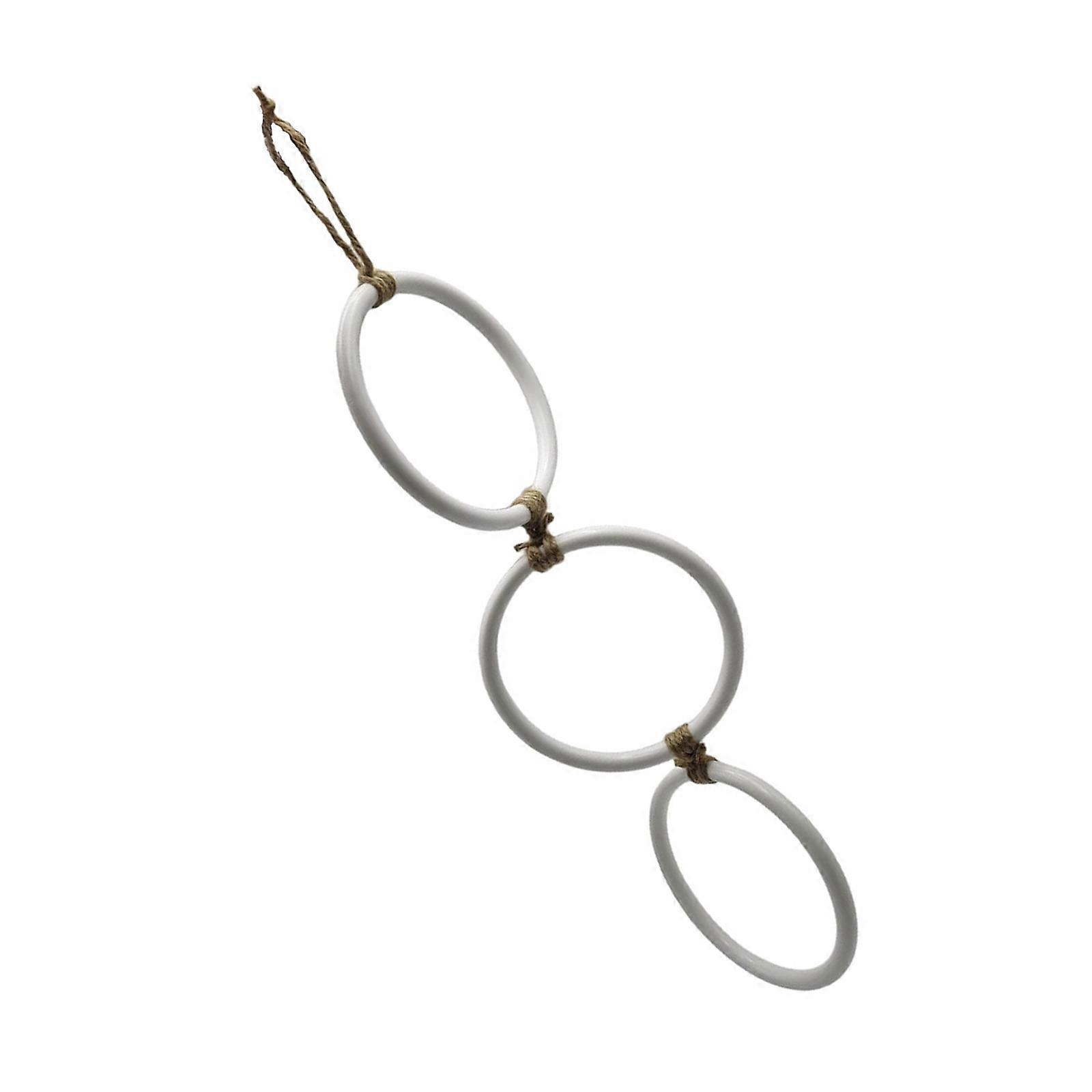 Reptiles Play Object Snake Climbing Rings Toy Secure Build Encourages Motion and Skill in Homes or Display Area  White