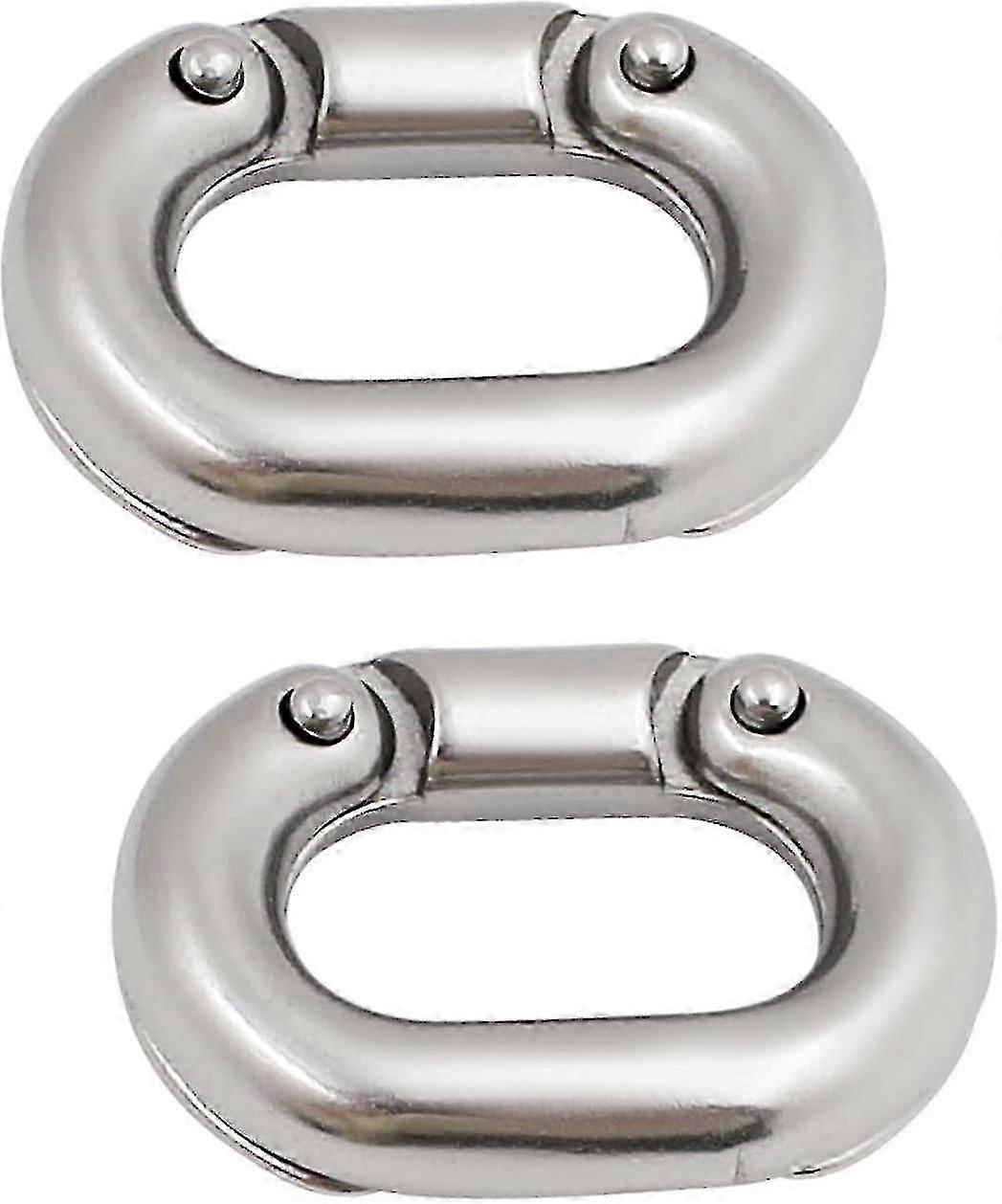 Connecteur de maillon de chaîne robuste - 316 en acier inoxydable fendu reliant le bateau Anchor Chain Link Nouvelle arrivée