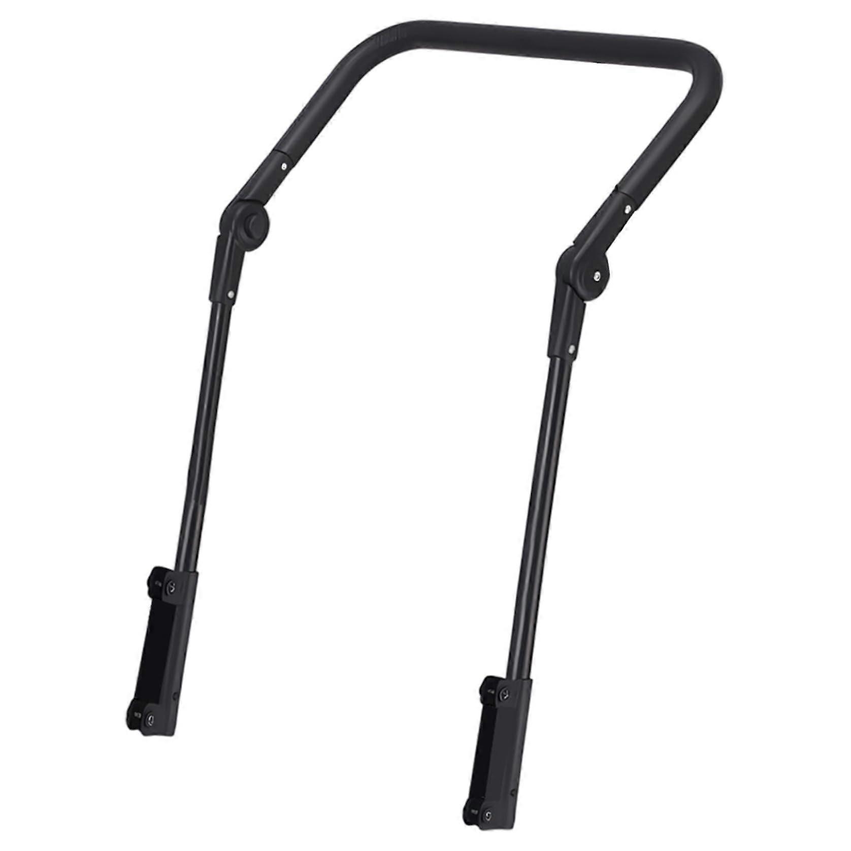 Wagon Handle Attachment, Detachable Angle Adjustable Plastic Push Handle with Sponge Wrap, Universal Replacement Accessory