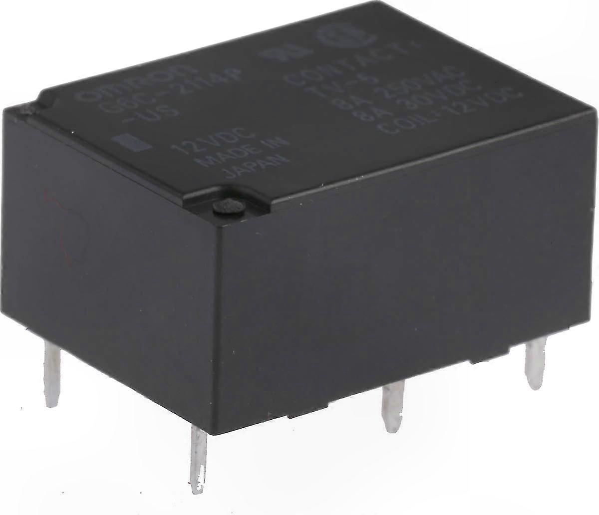 12V DC SPST PCB Relay 8A G6C Series Mount