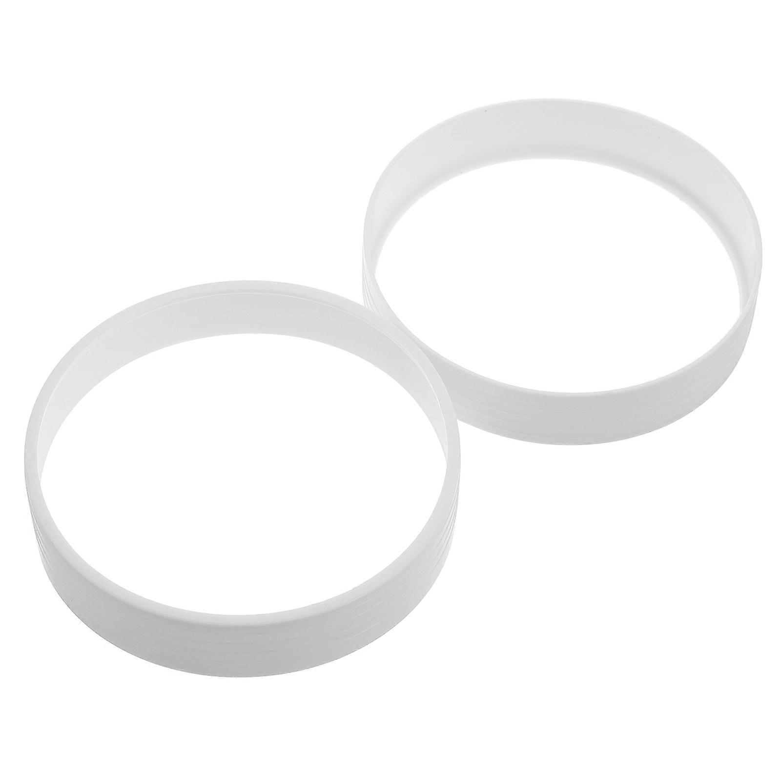 Golf Rings Practice Enhancement For Golf Players Circular Plastic 10.50X10.50X2.00CM Accurate Positioning 1Pair