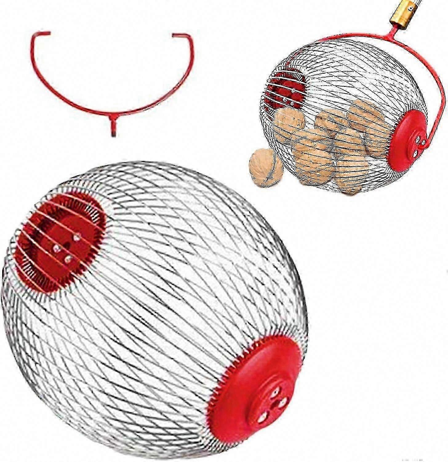 Nut Gatherer Acorn Picker Upper - Side Opening Dump Walnut Picker Upper Roller Pinecone Picker Upper-Good