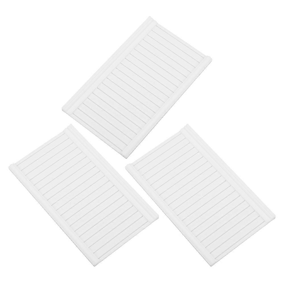 Dollhouse Trim Miniature Wainscoting For Indoor Play And Creative Activities 6 Pcs White PLA