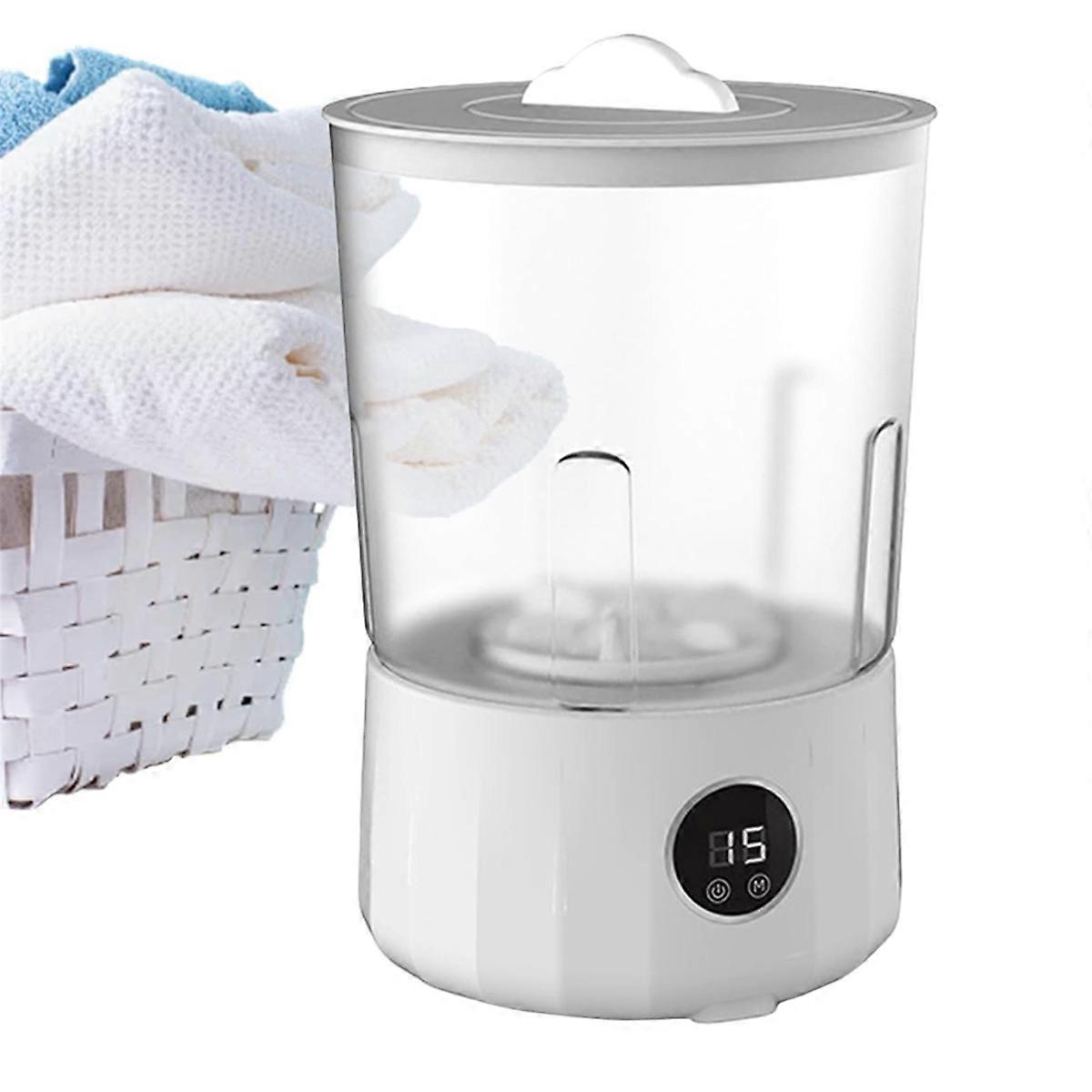 Portable Washing Machine 1.5L Mini Laundry Machine Rechargeable