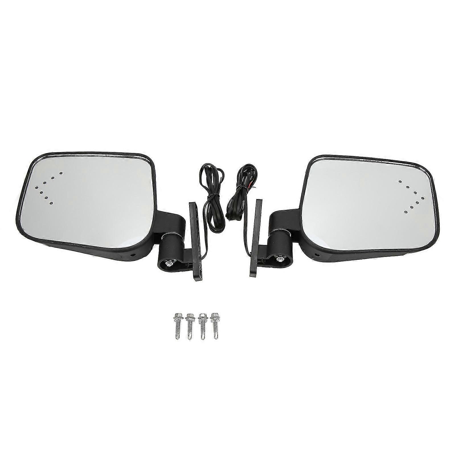 Club Car Turn Signal Light Rearview Mirror,2PCS Club Car LED Club Car Rearview Mirror Club Car LED Rear View Mirror Enhanced Features