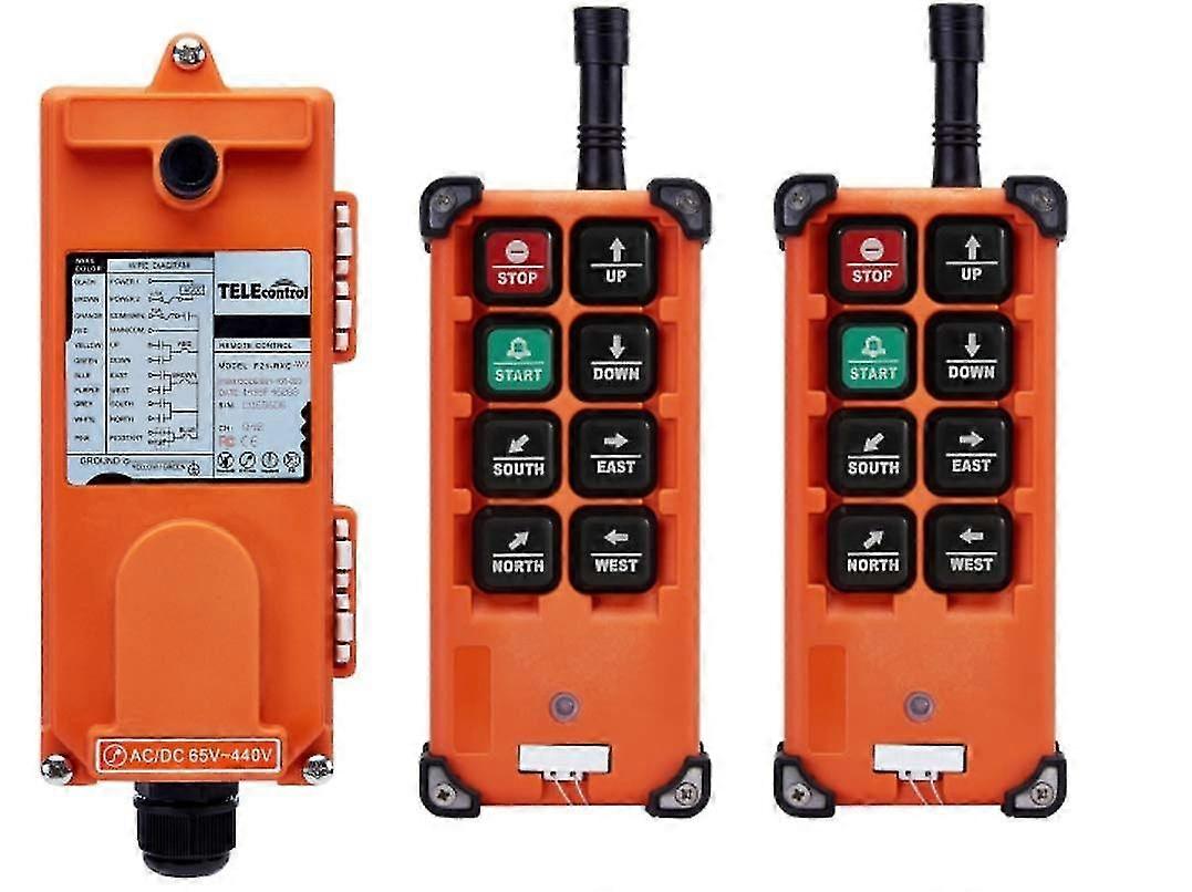 2025 Industrial remote control switch hoist crane controller elevator remote control 380V set (one send a