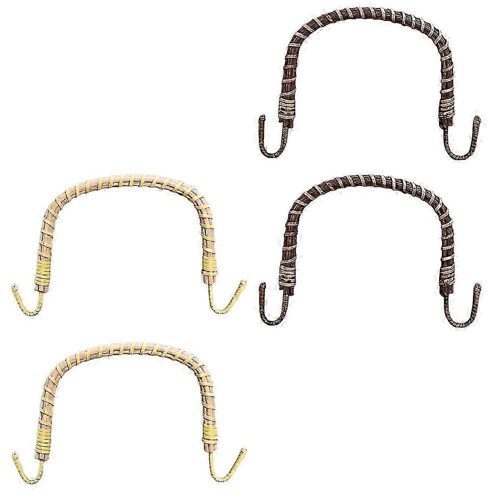 Tea Kettle Handle Rattan Style Kettle Accessories Home Users Easy Installation 4Pcs