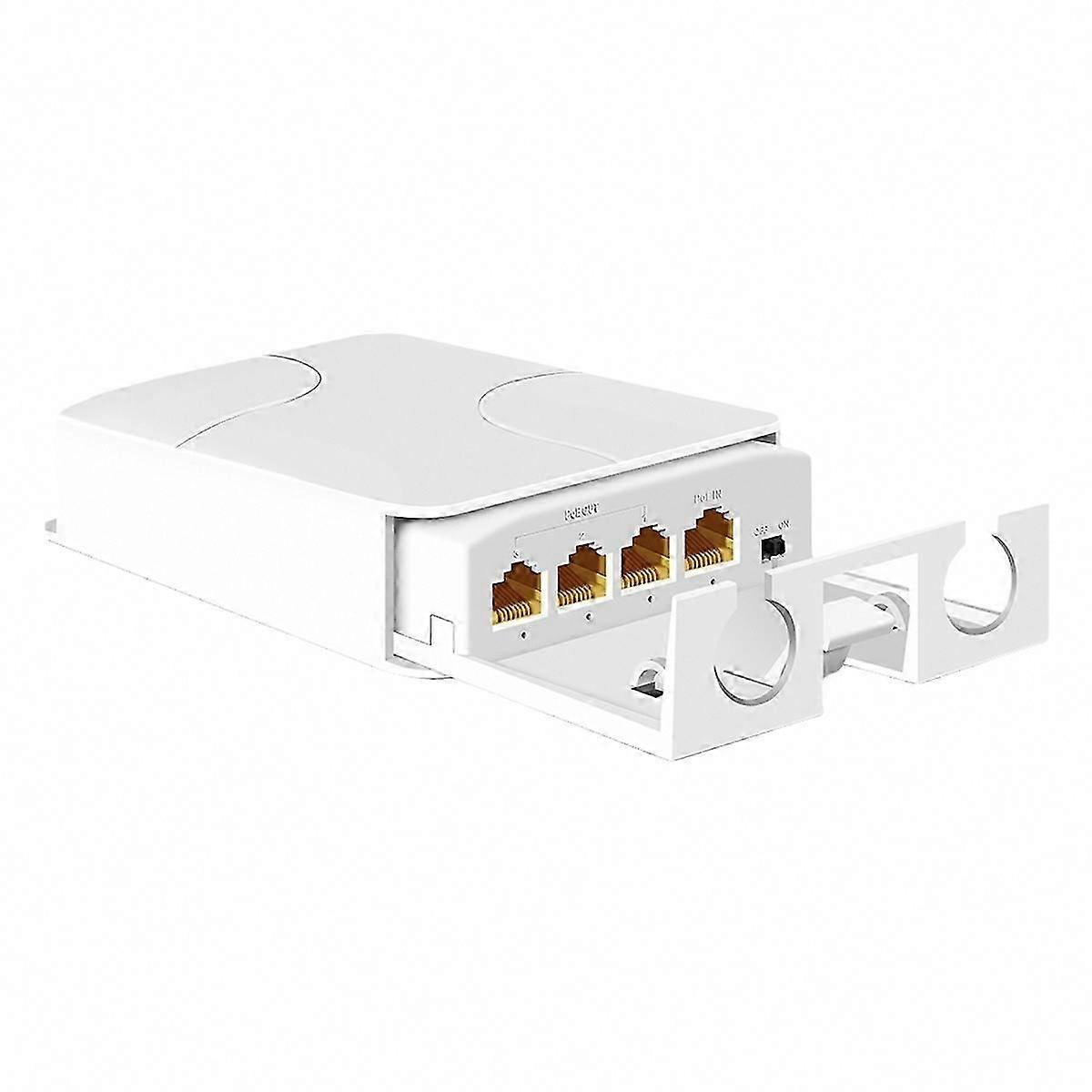 New 4-Port IP55 Outdoor Waterproof POE Repeater 1000Mbps 1 to 3 Network Switch PoE Extender for IP Cameras