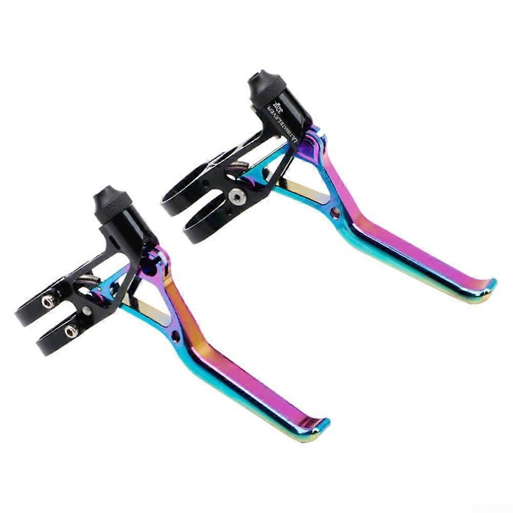 Brompton Extralite Ultra Lightweight V Brake Lever Set 64g, Ergonomic ThreeFinger Design, Color