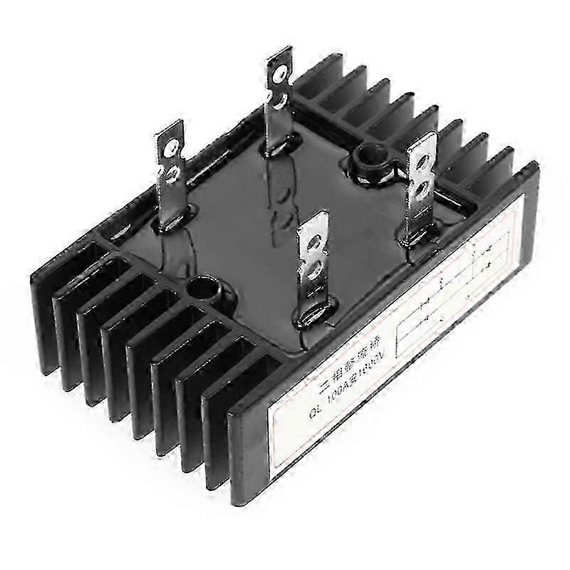 1 pc 100A AMP 1600V Voltage 2-Phase Bridge Rectifier with Diode High Black Power