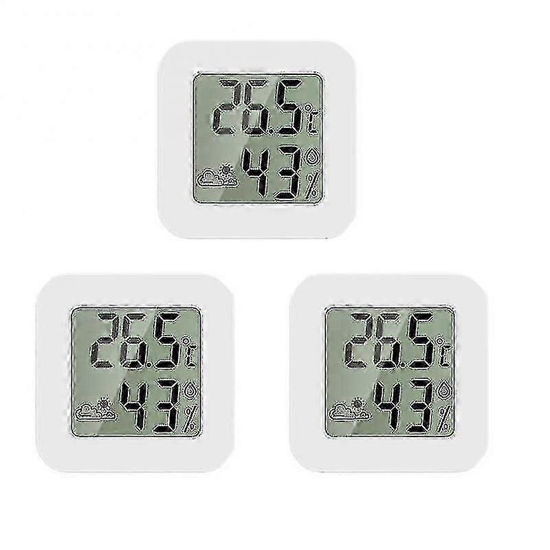Mini termometro digitale LCD igrometro monitor di umidità della temperatura interna per l'home office