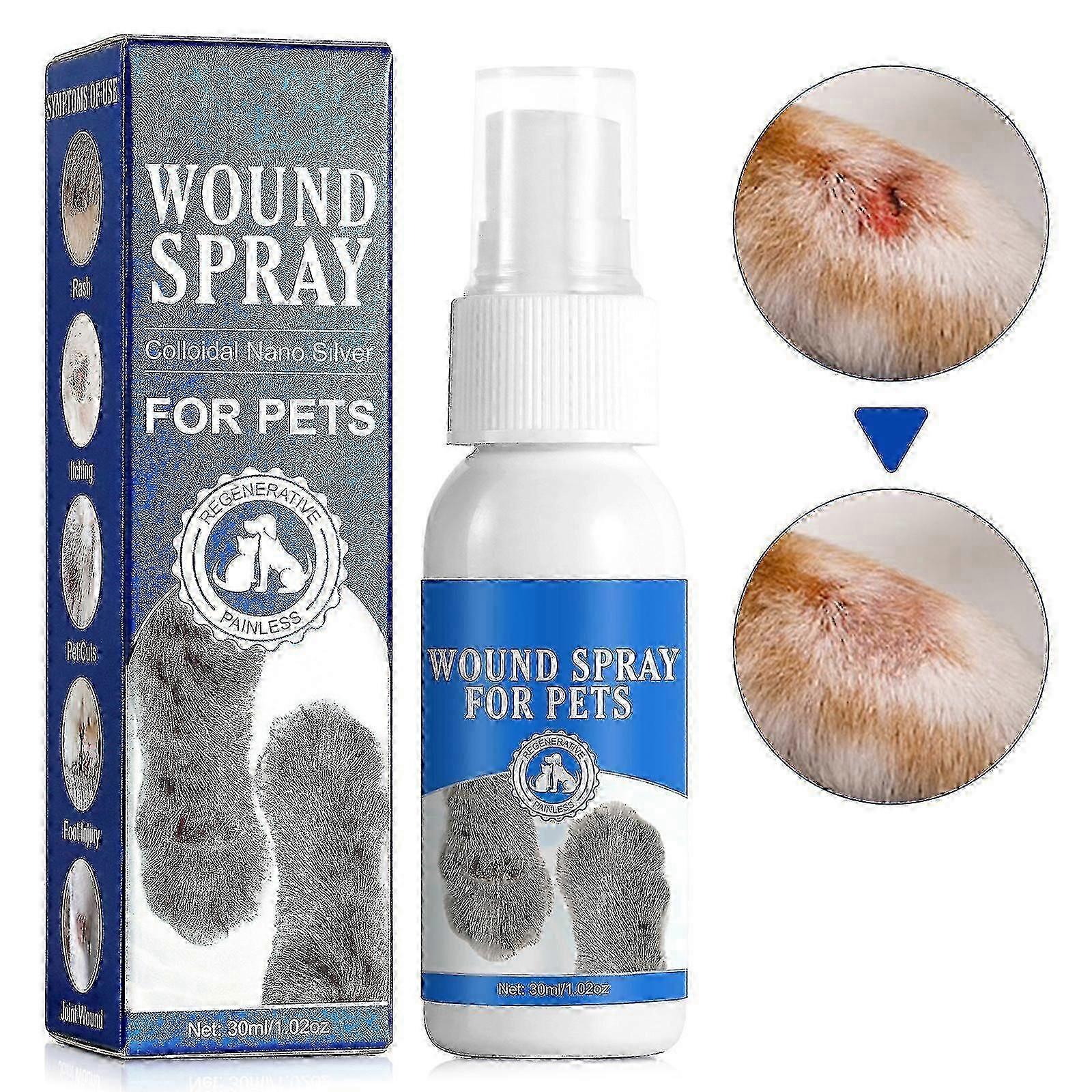 Pet Wound Spray For Dog And Cat Scratching Wound