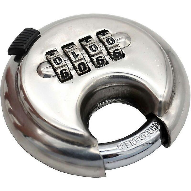 70mm Discus Padlock 4 Position Combination 304 Stainless Steel | High Security &