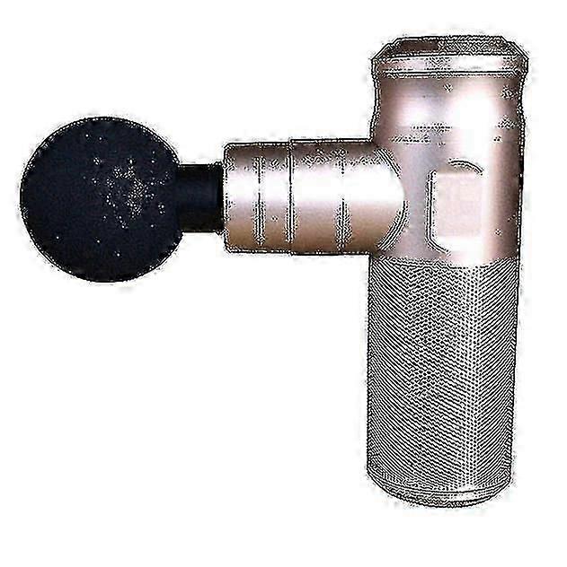 Portable Mini Massage Gun Neck Massager for Muscle Relaxation and Pain Relief - Suitable for Various Brands - Gold